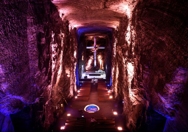 La Catedral de Sal de Zipaquirá es considerado el segundo lugar de culto más impresionante del planeta.