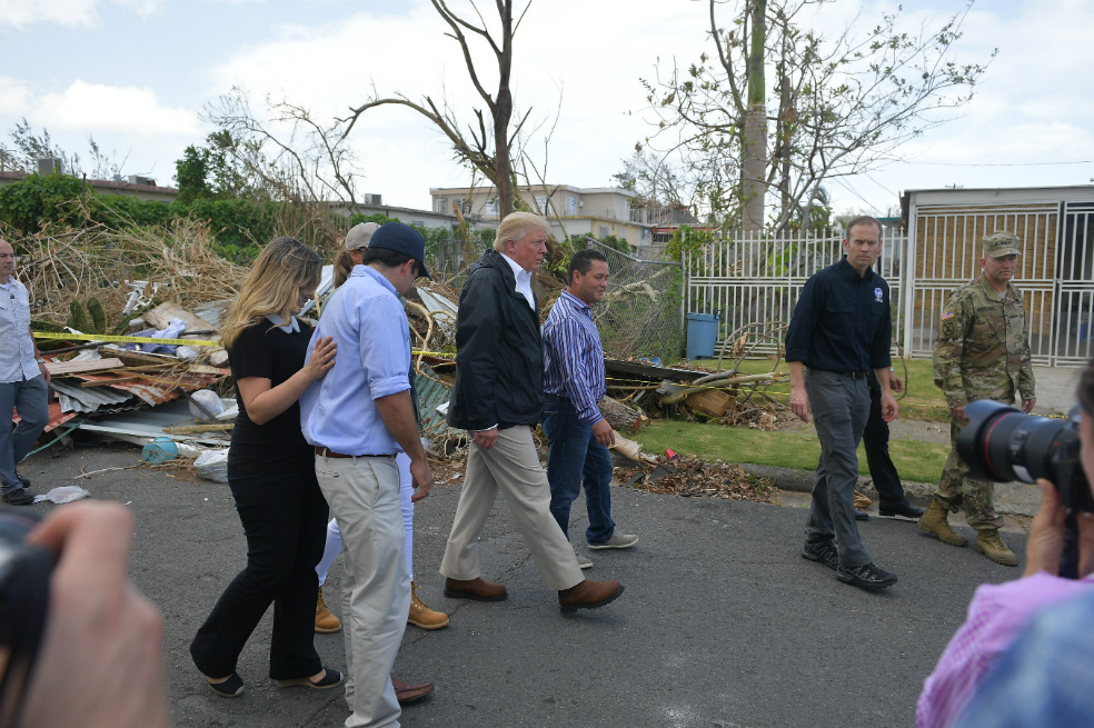 Según Trump, Puerto Rico no vive una "catástrofe real" como la de Katrina