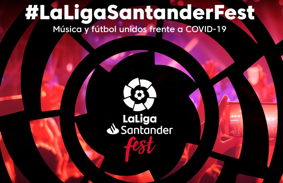 «LaLigaSantander Fest», un evento de música y deporte para vencer al coronavirus