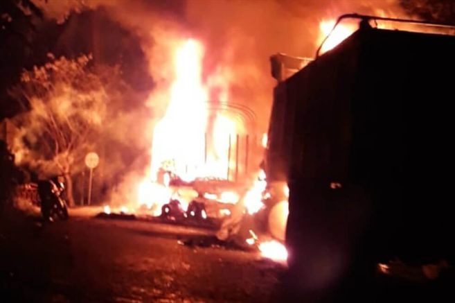 Transportadores de carga advierten altas pérdidas por ataque terrorista en Antioquia