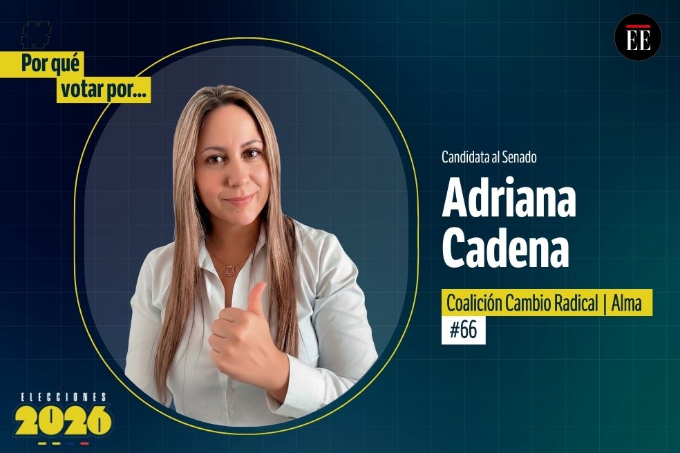 “Por qué votar por”: Adriana Cadena, candidata a Senado