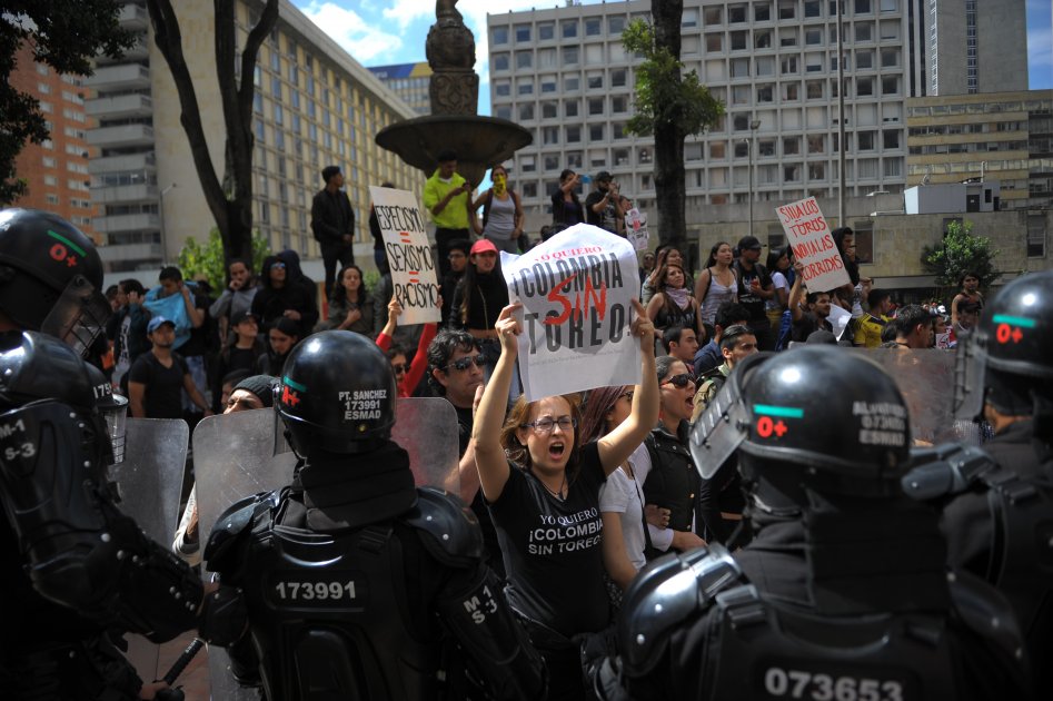Distrito prohíbe manifestaciones antitaurinas para evitar violencia el próximo domingo