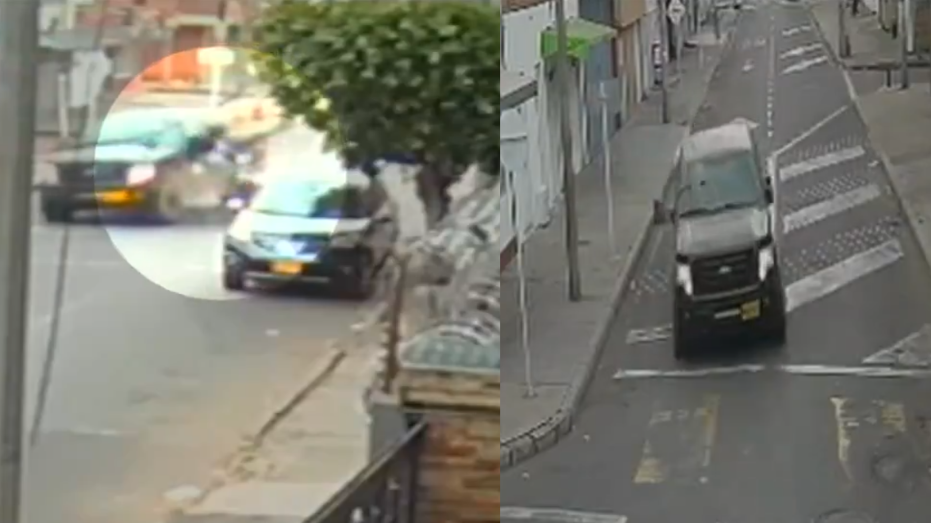 Buscan a conductor que omitió un pare, arrolló a un motociclista y huyó del lugar