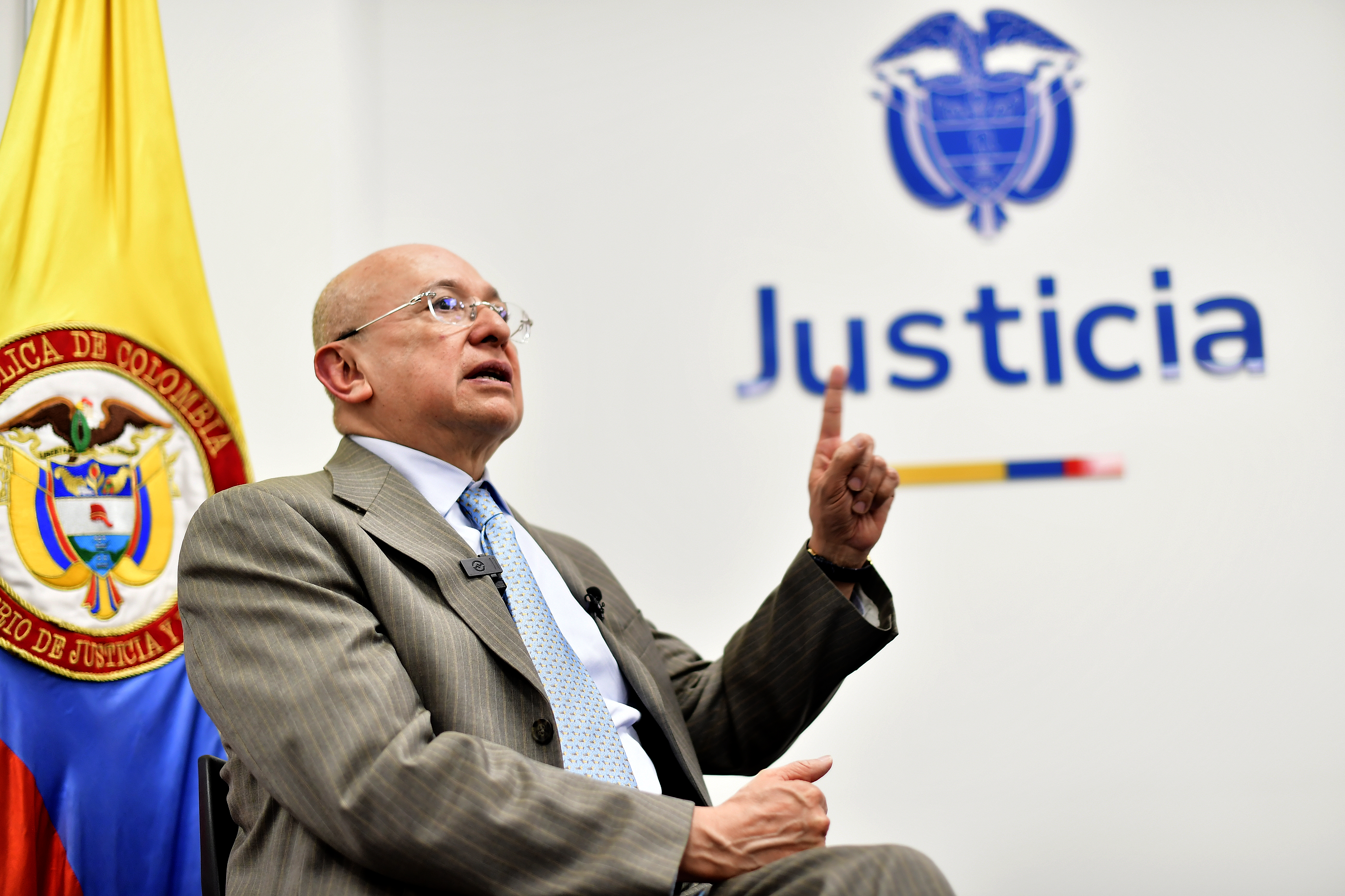 Exfiscal general y nuevo Ministro de Justicia del gabinete de Gustavo Petro, en entrevista.