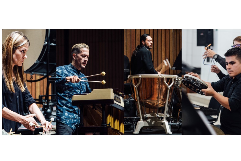 ¿Cómo los instrumentos de percusión recrean sonidos de la naturaleza?