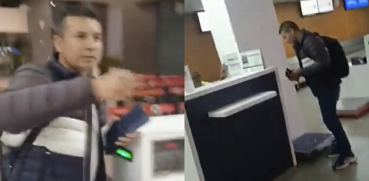 Video: hombre golpeó a funcionario de Avianca en aeropuerto de Barranquilla