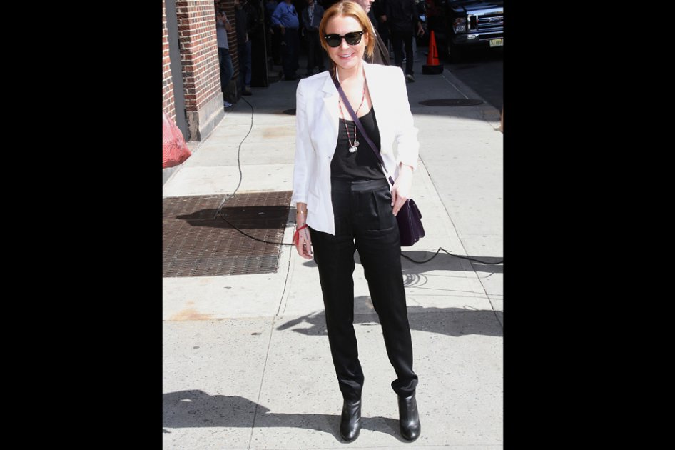 La artista Lindsay Lohan.