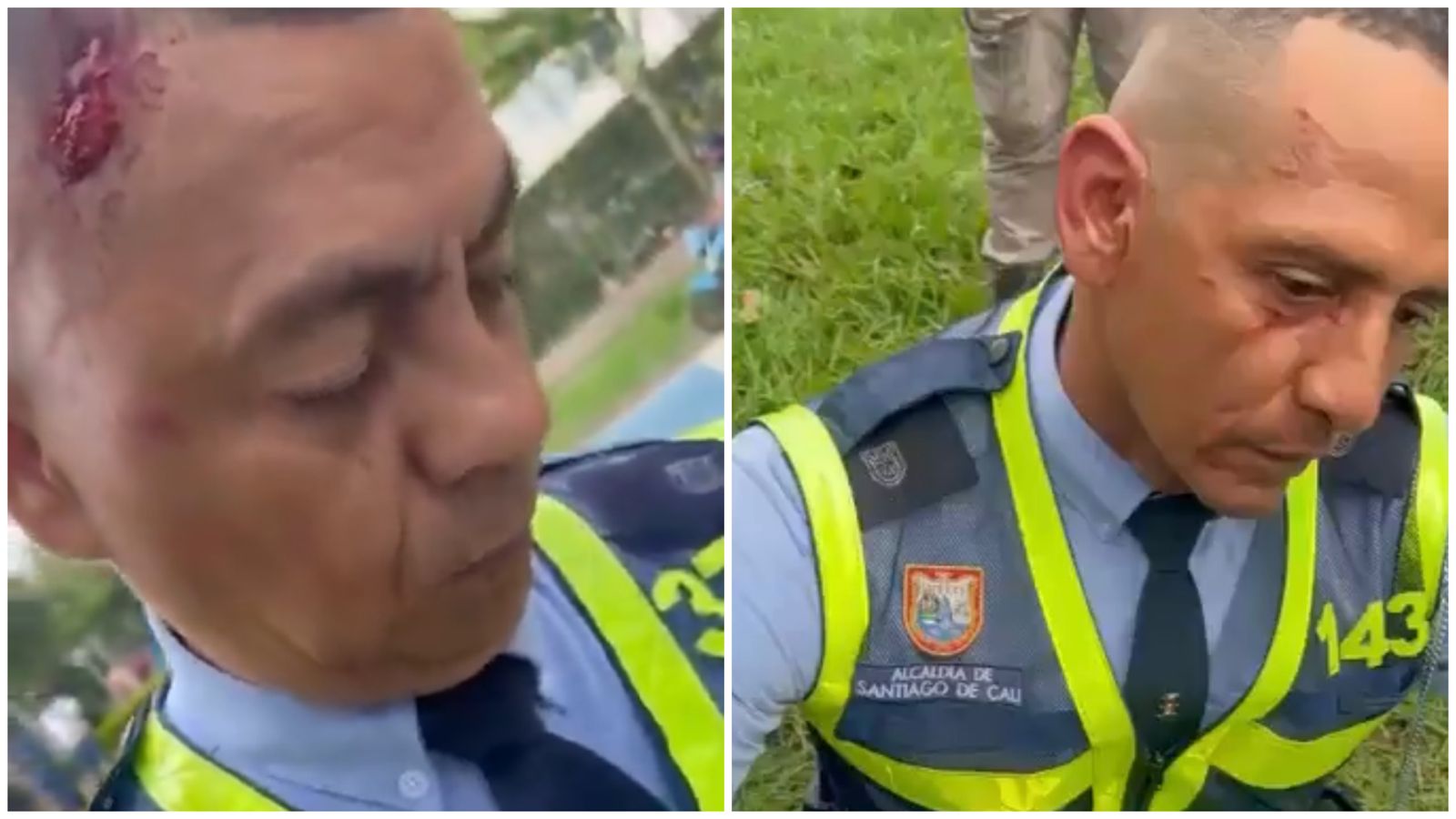 Nueva agresión contra dos agentes de tránsito en operativo de control en Cali