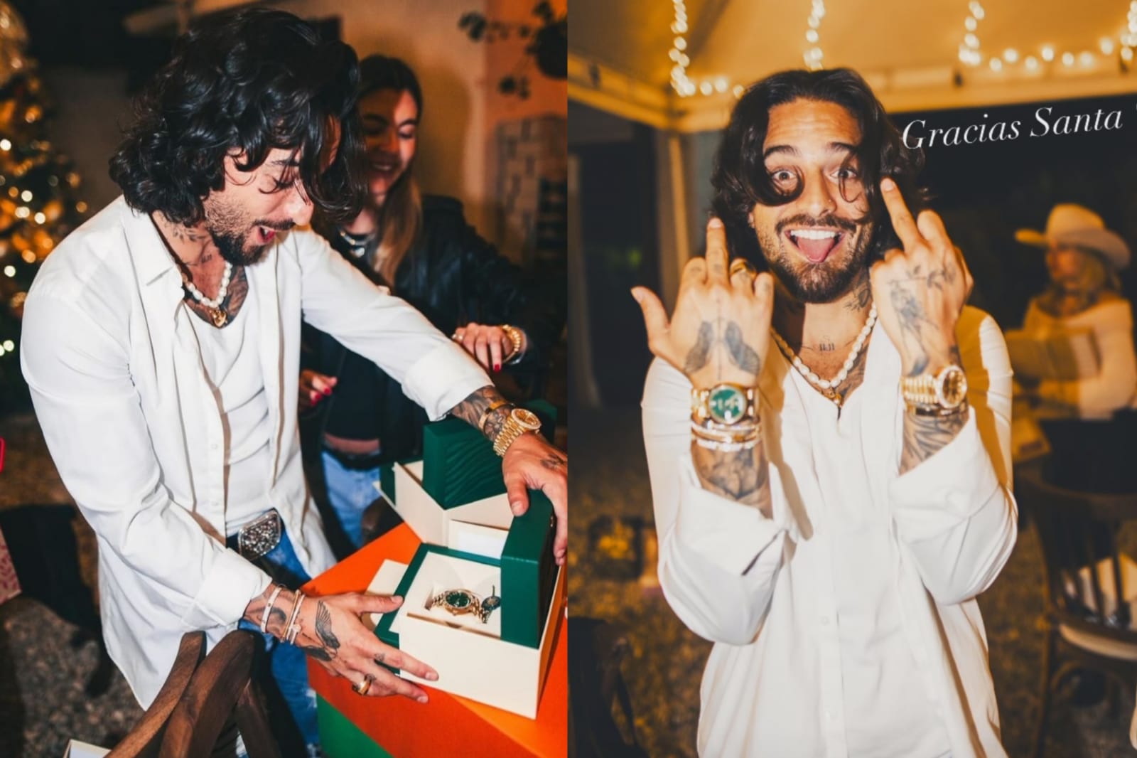 Maluma y sus regalos de Navidad