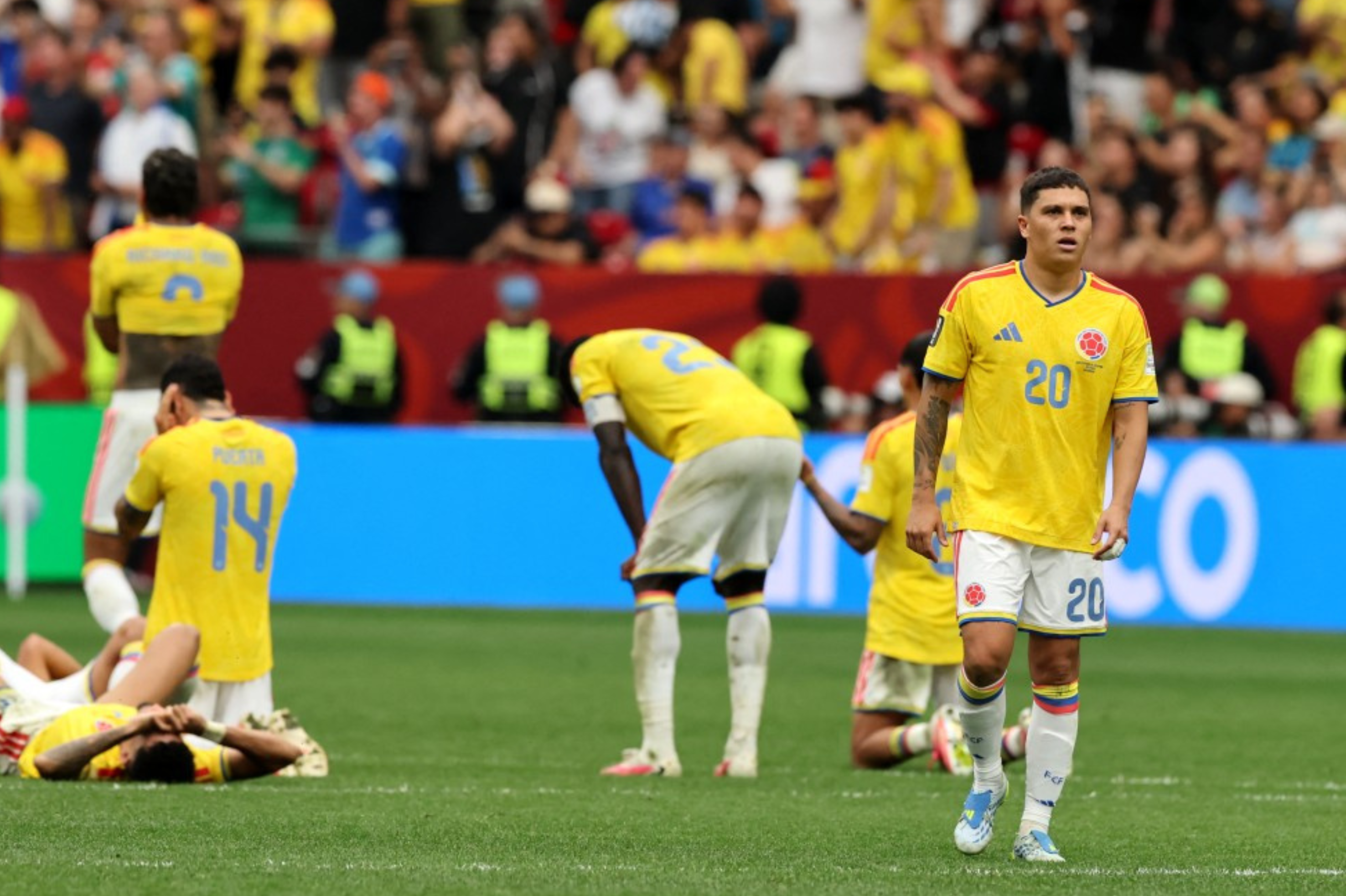 Juan Fernando Quintero, tras la tanda de penaltis entre Colombia y Suiza.