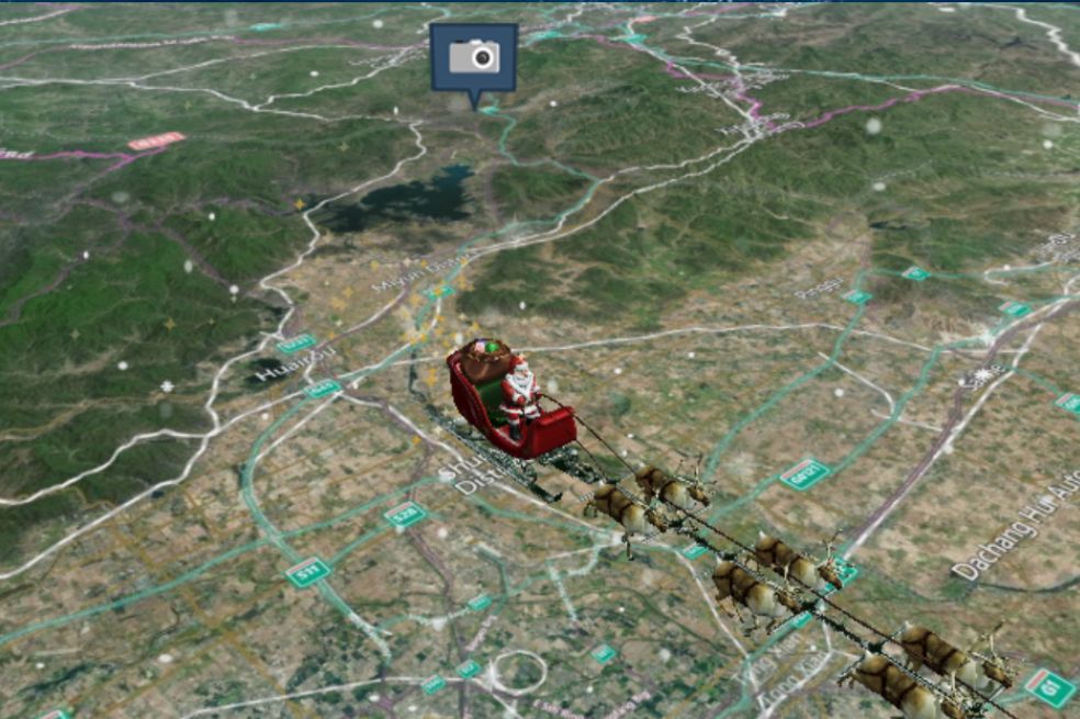 El Pentágono le sigue la pista a la ruta de Papá Noel mientras entrega regalos