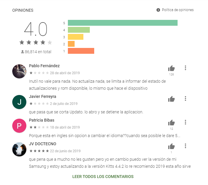 Aunque no se sabe si la descarga contiene algún malware, los expertos afirman que la aplicación tiene publicidad invasiva y critican que cobre por archivos que Samsung provee de manera gratuita.