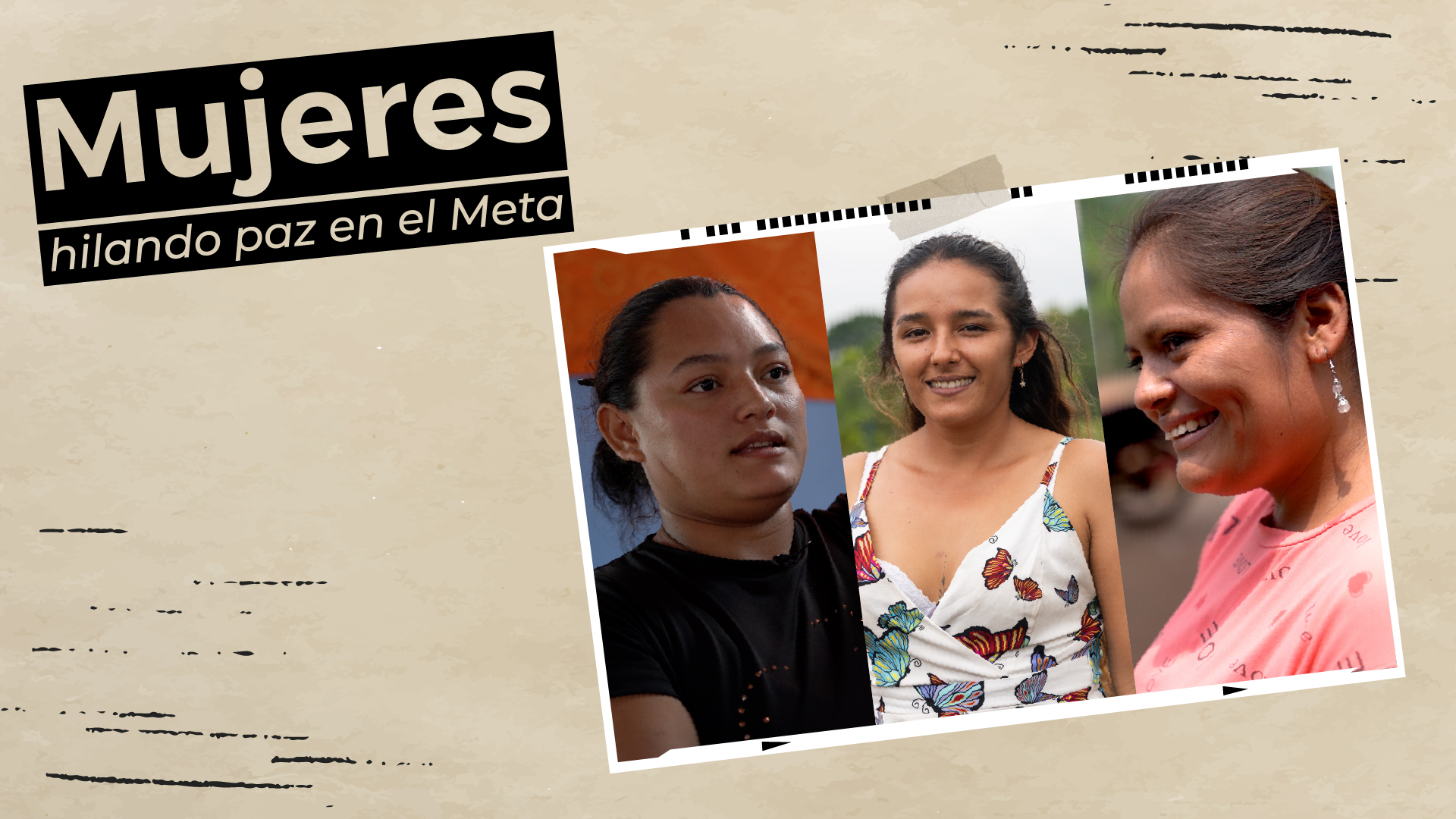 Hilando sueños: mujeres excombatientes cosen por la paz en el Meta