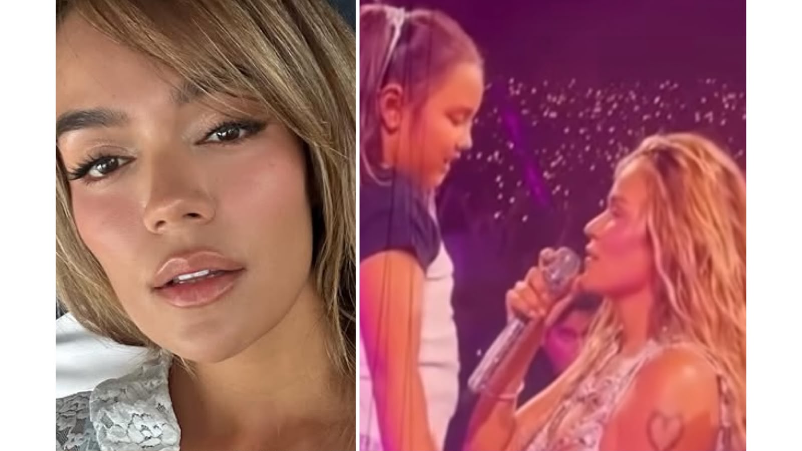 Video viral: Niña sorprendió a Karol G al confesar que prefiere una canción de Shakira