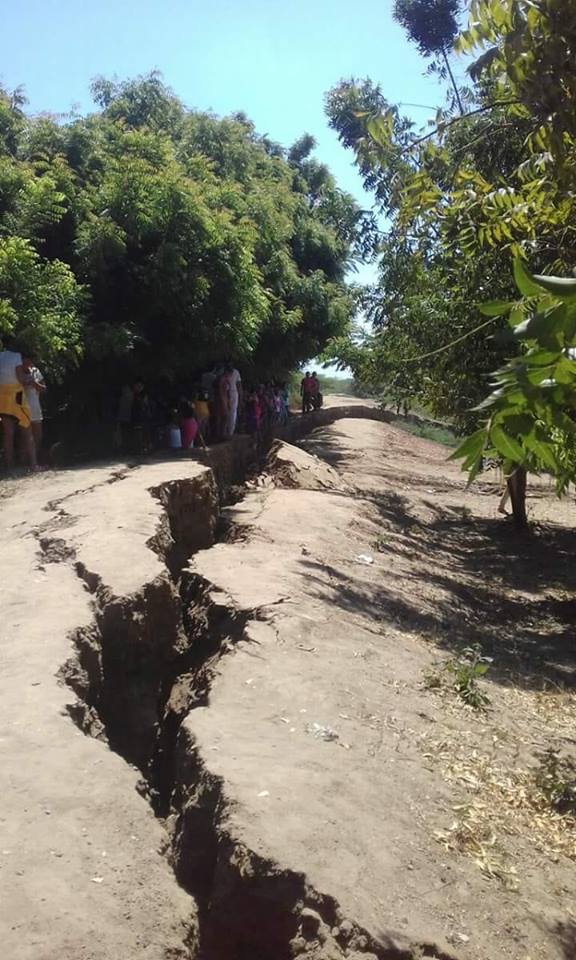 Emergencia por erosión en Guáimaro, a orillas del río Magdalena.