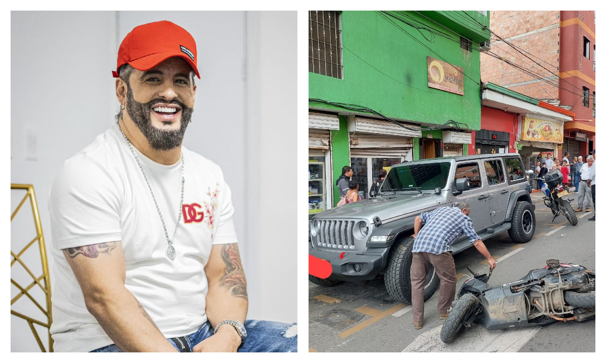 Nelson Velásquez sufrió accidente de tránsito con motociclista en Antioquia