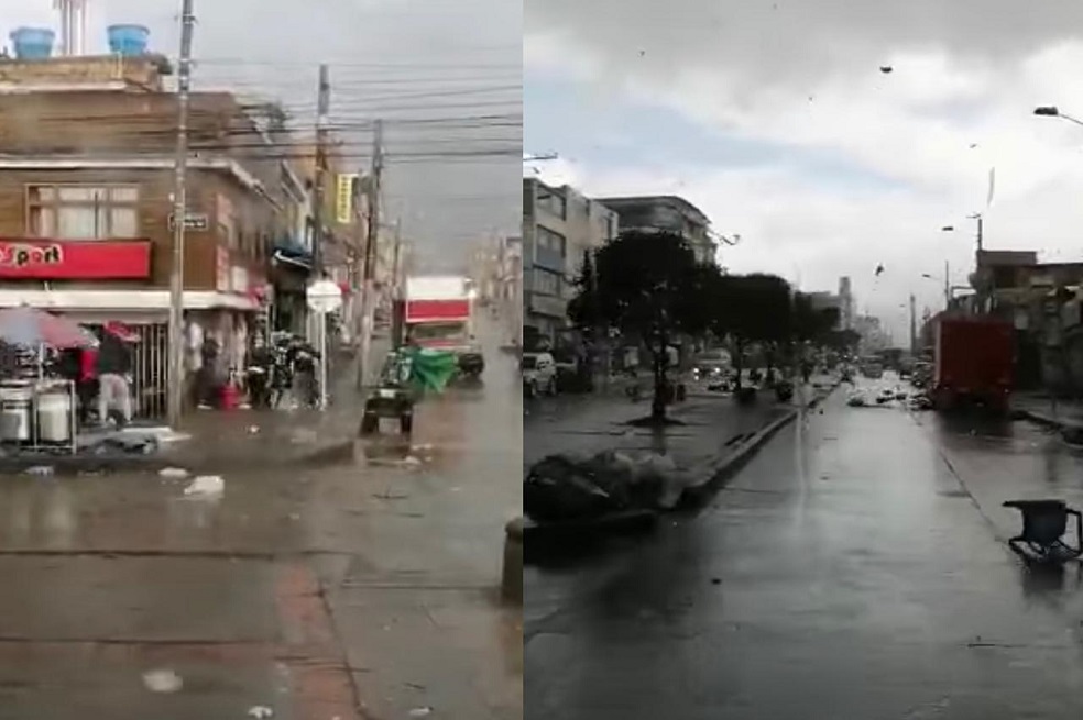 ¡Impresionante! Vendaval afectó a 93 viviendas en Usme, suroriente de Bogotá