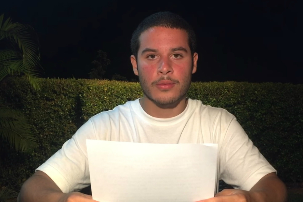 Yibram Saab, hijo de Tarek William Saab, defensor del pueblo de Venezuela.