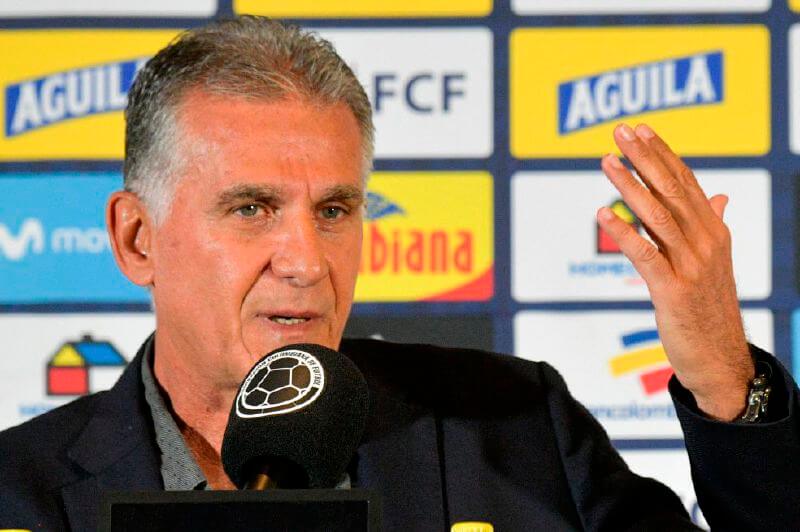 Queiroz sigue probando: no cuenta con James ni Falcao