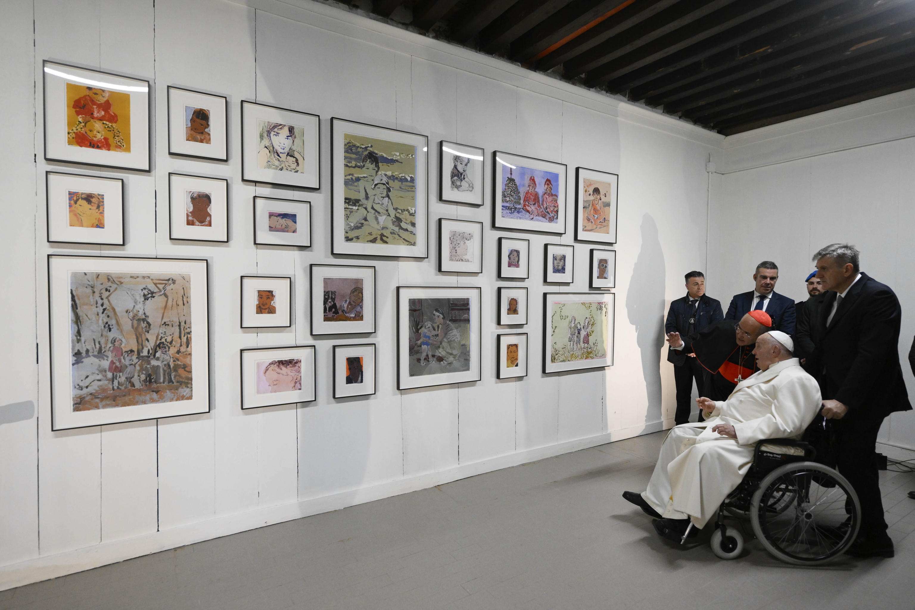 El papa Francisco visitó Venecia, entre la Bienal de Arte y una cárcel de mujeres