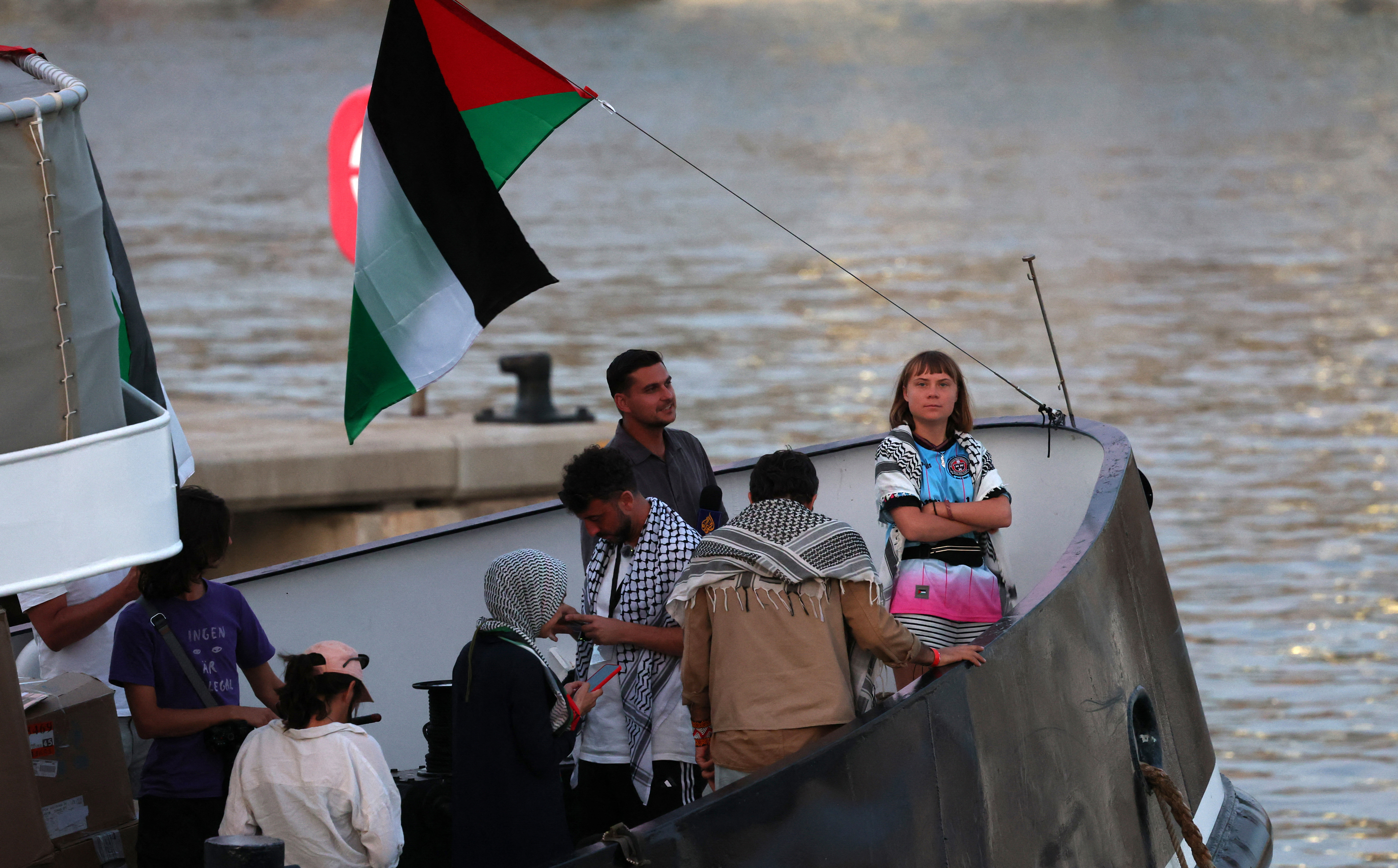 Greta Thunberg y otros activistas propalestinos denunciaron maltratos por parte de Israel