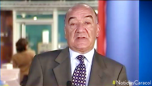 Yamid Amat en sus tiempos como director de Noticias Caracol.