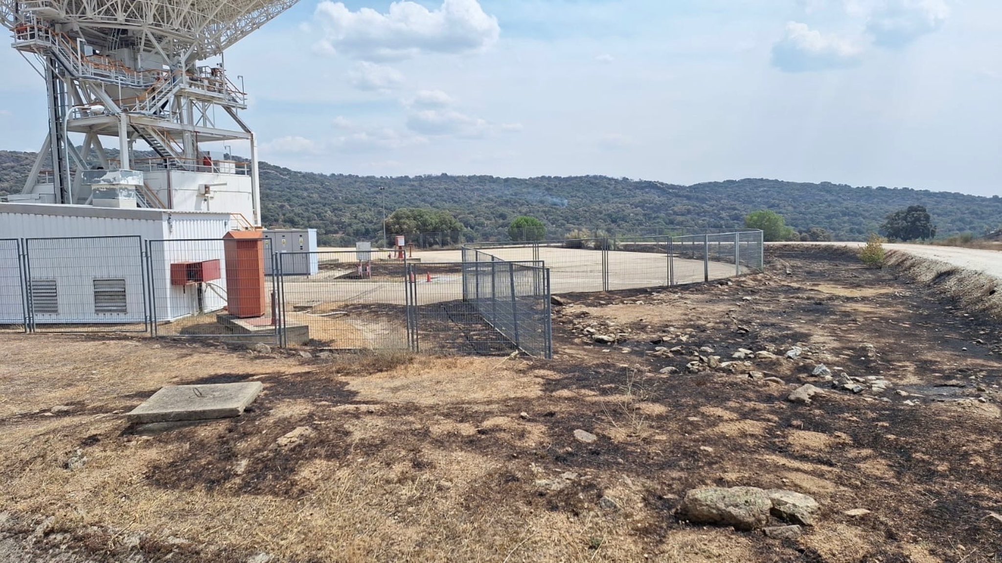 Estaciones de la NASA y la ESA se salvaron de los incendios que arrasan hectáreas en España