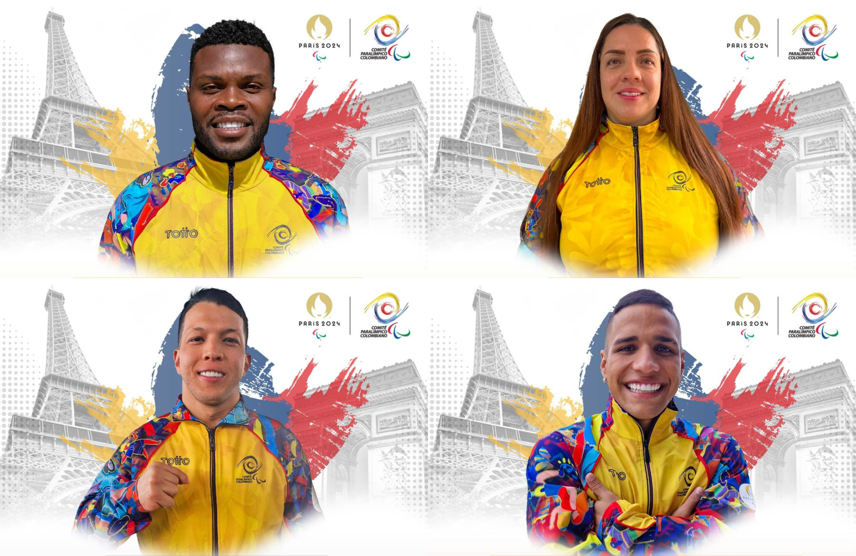 Estos son primeros medallistas colombianos en los Paralímpicos de París 2024