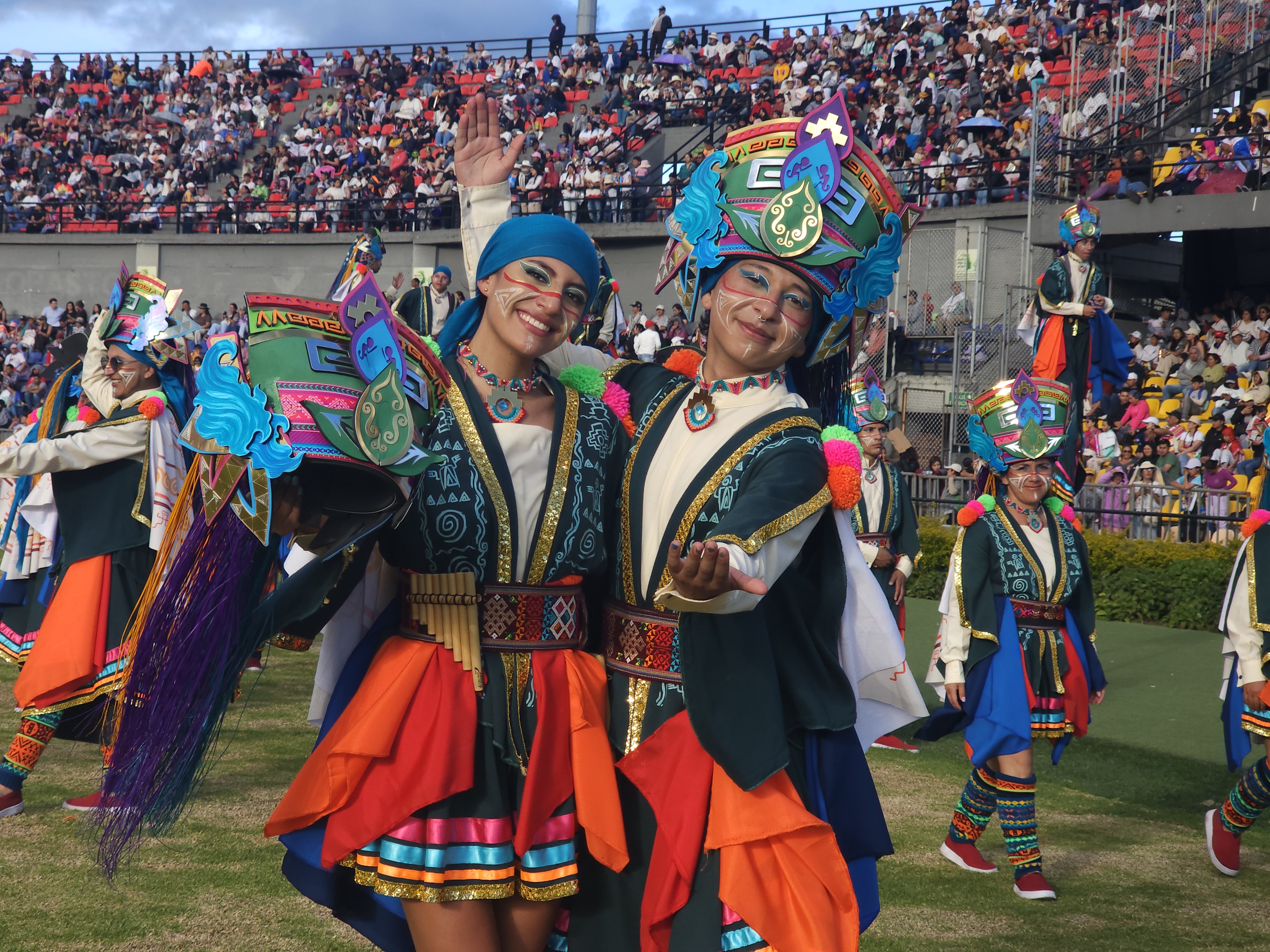Varias propuestas rindieron homenaje a los patrimonios culturales de Nariño, como el Carnaval de Negros y Blancos, el mopa-mopa y el Qhapaq Ñan.