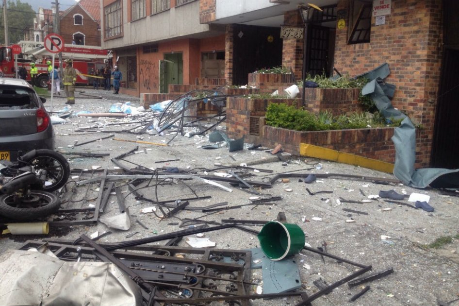 Dos de los heridos en explosión de laboratorio en Bogotá aún continúan hospitalizados