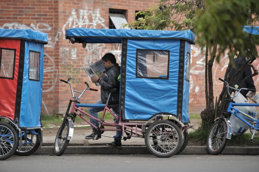 Con el censo en Bosa, Distrito continúa proceso para regular los bicitaxis en Bogotá