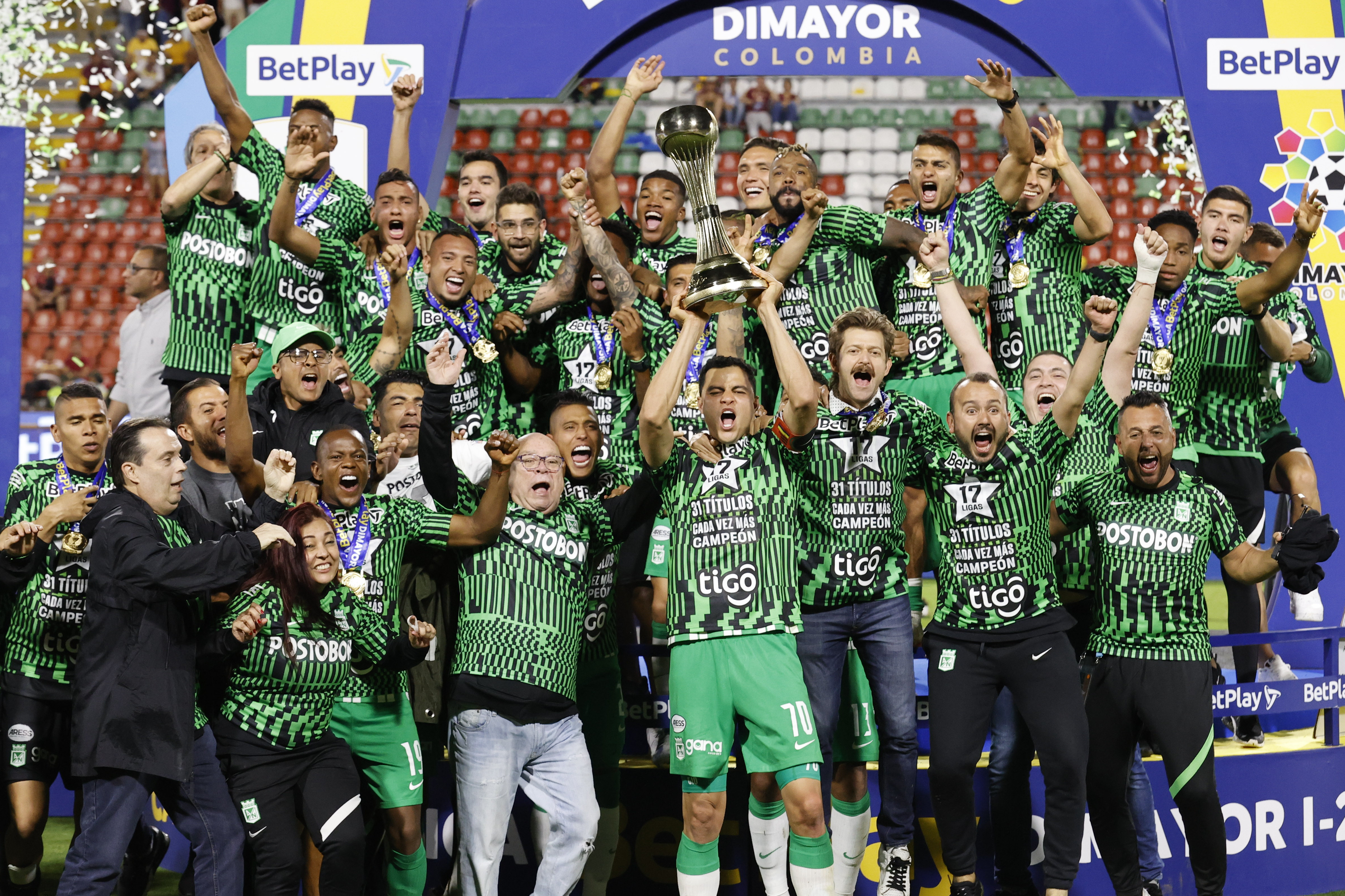 17 estrellas para el verde: Nacional le ganó la final a Tolima y es campeón