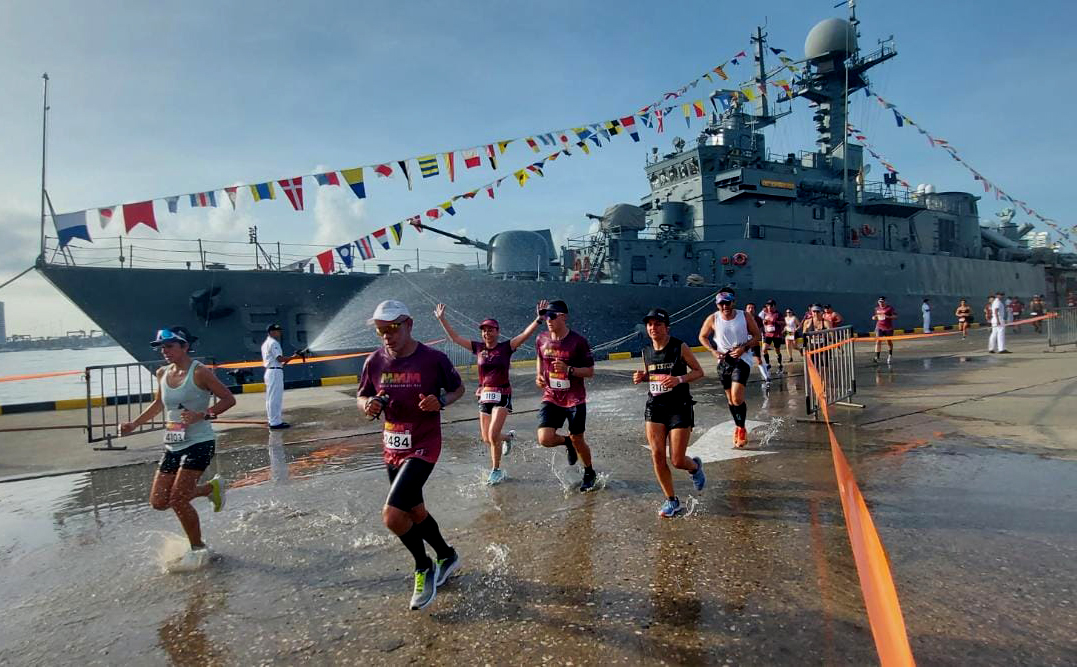 6500 atletas participaron en la Media Maratón del Mar de este año / Cortesía Armada