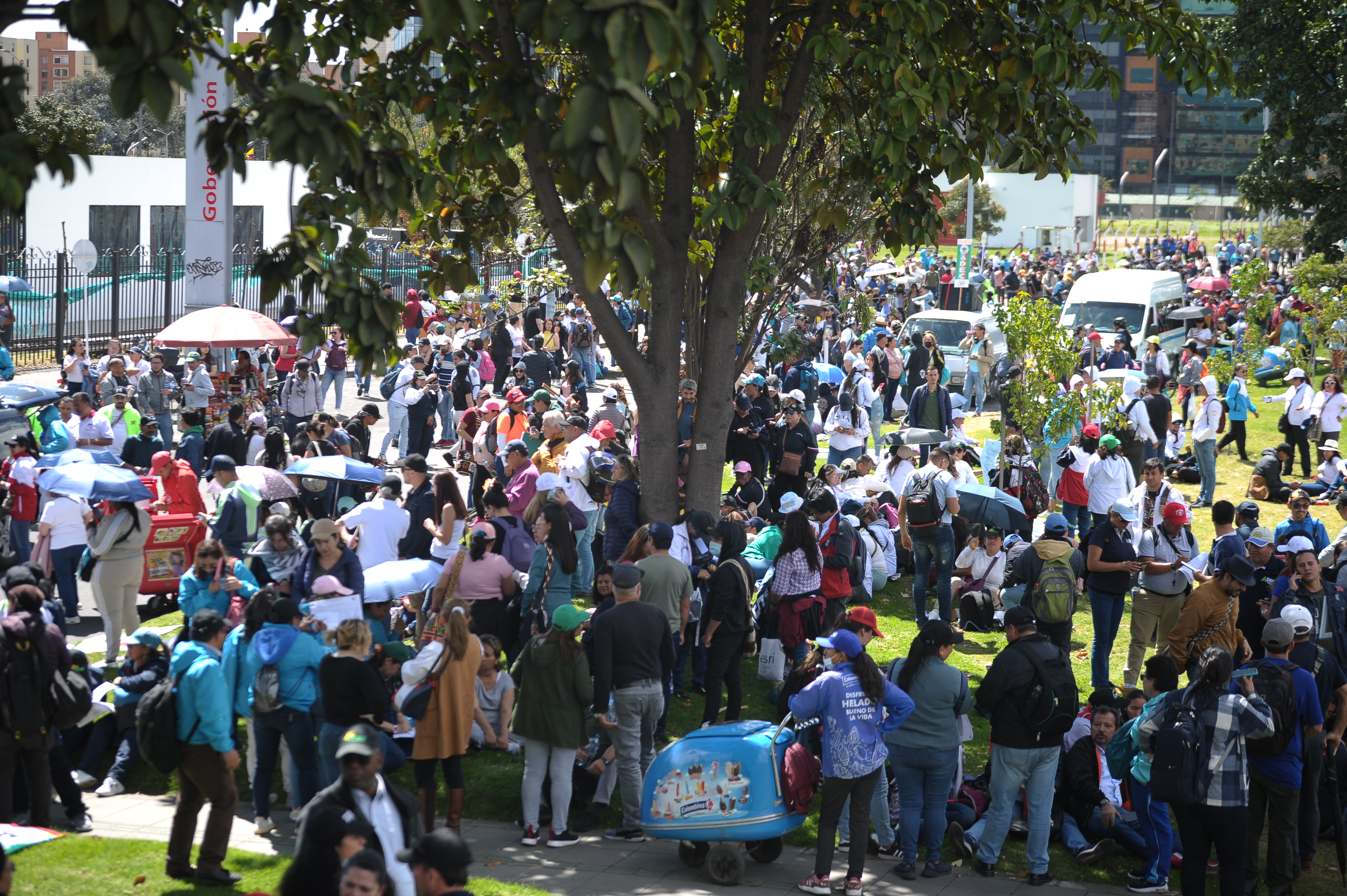 Investigan si funcionarios de MinInterior ofrecieron internet a cambio de ir a marchas