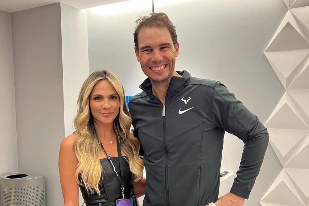 Mabel Cartagena ‘se le metió’ al camerino a Rafael Nadal. Esto contó