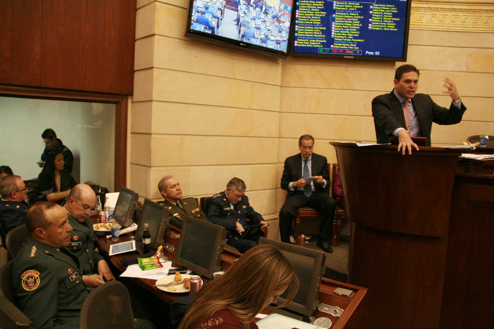 Aprobada ampliación del fuero militar
