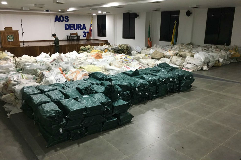 A 13,4 toneladas asciende cargamento de cocaína incautado en Urabá antioqueño