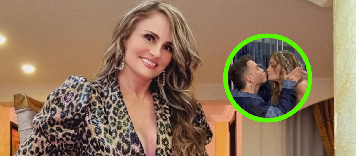 Aura Cristina Geithner besó a periodista de RCN durante una entrevista
