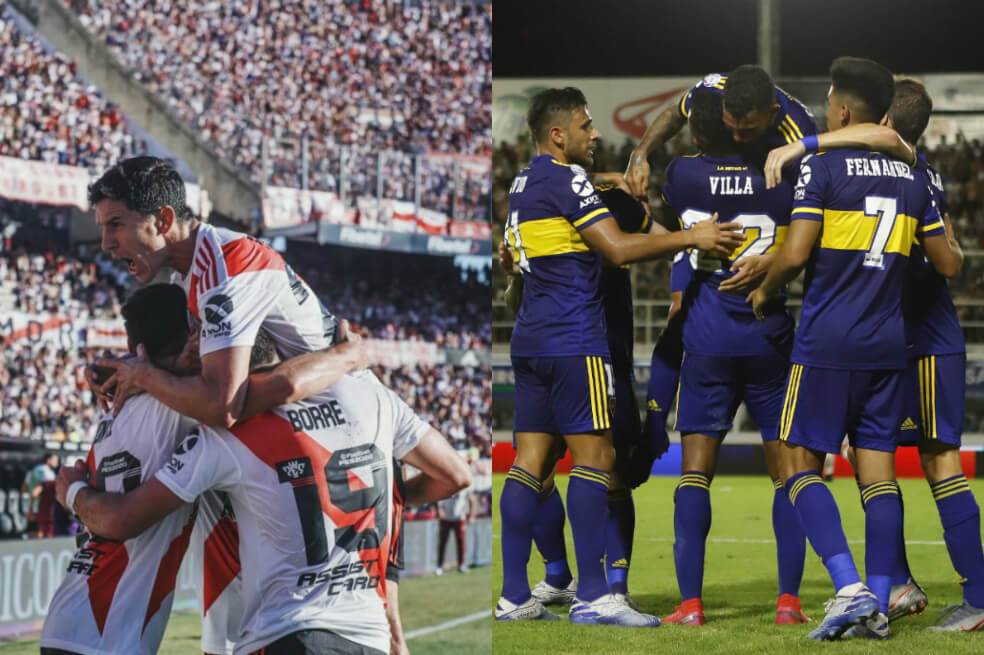 River Plate no gana este torneo desde 2014; Boca Juniors lo hizo por última vez en 2018.  / Tomadas de Twitter: @BocaJrsOficial y @RiverPlate