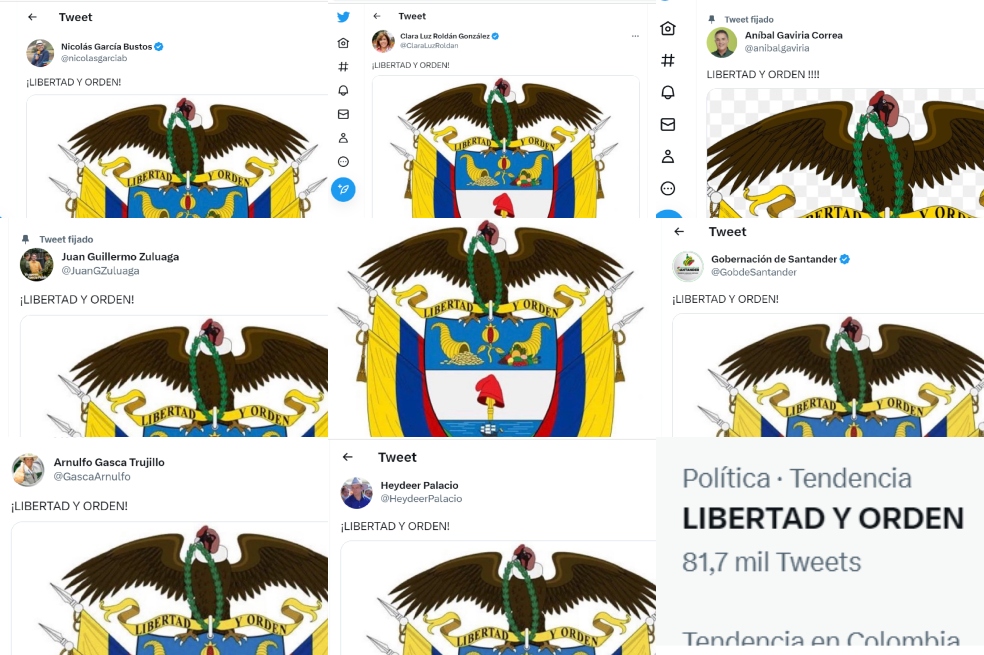  Libertad y orden” ¿Por qué es tendencia el escudo de Colombia en redes sociales?