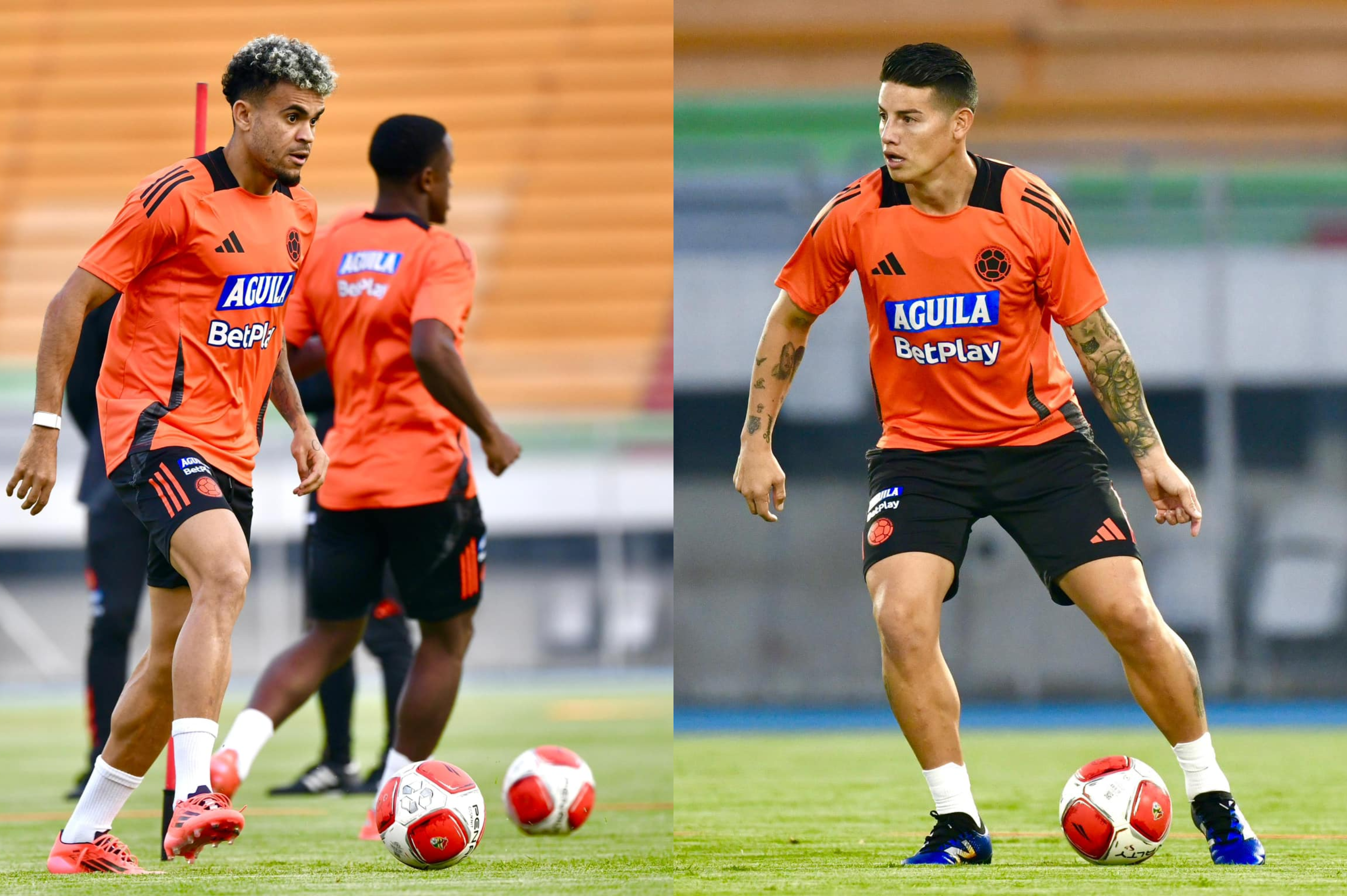 Oficial: esta es la titular de Colombia contra Bolivia; titulares James y Matheus