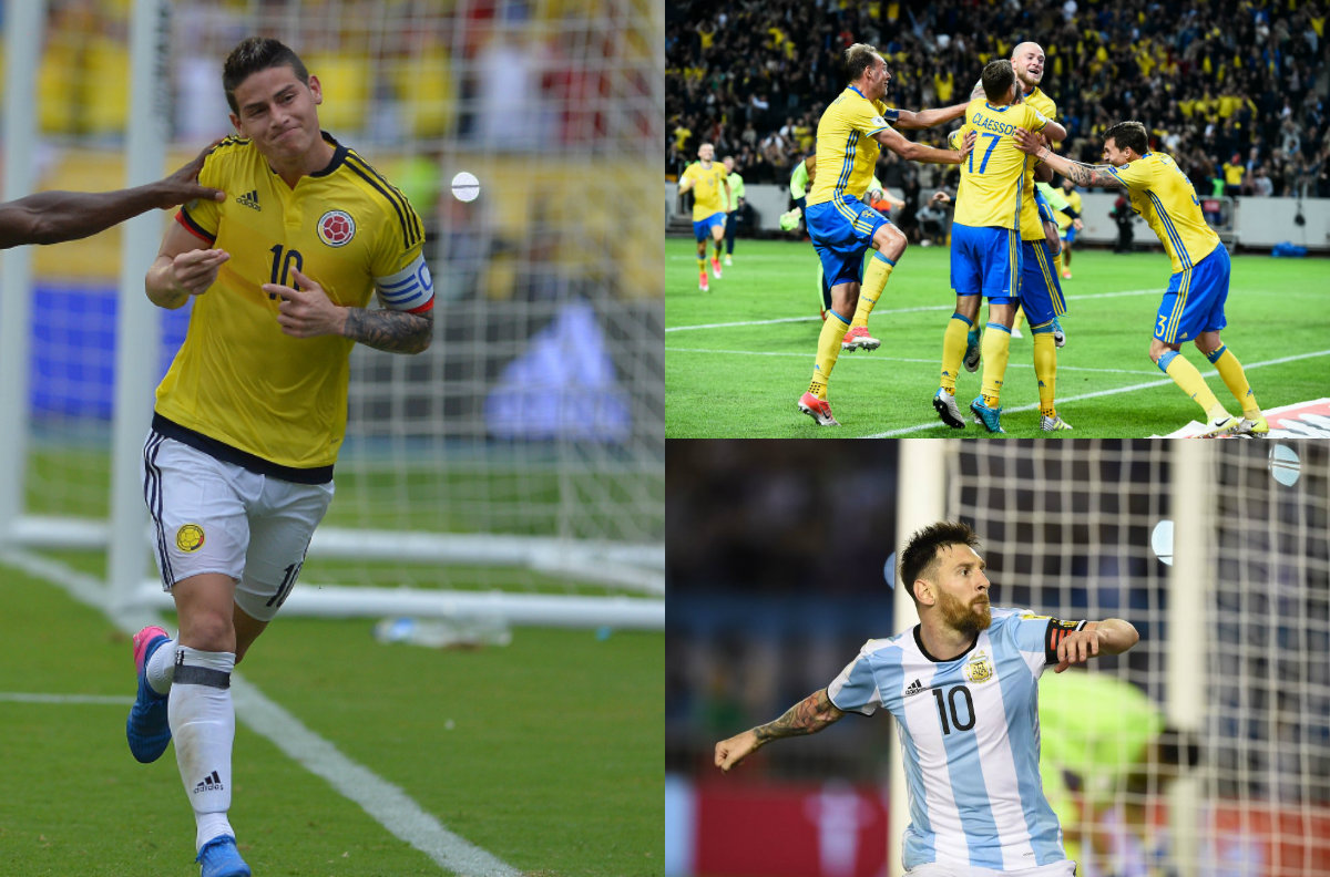 Colombia sonríe: las selecciones que más y menos viajarán en Rusia 2018