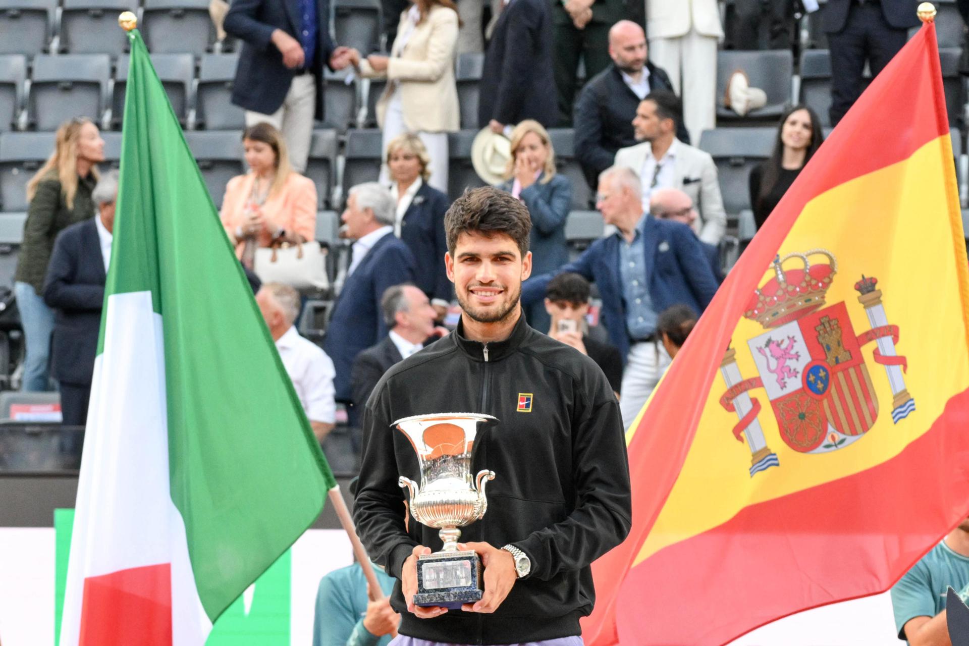 Carlos Alcaraz se coronó campeón del Masters 1000 de Roma