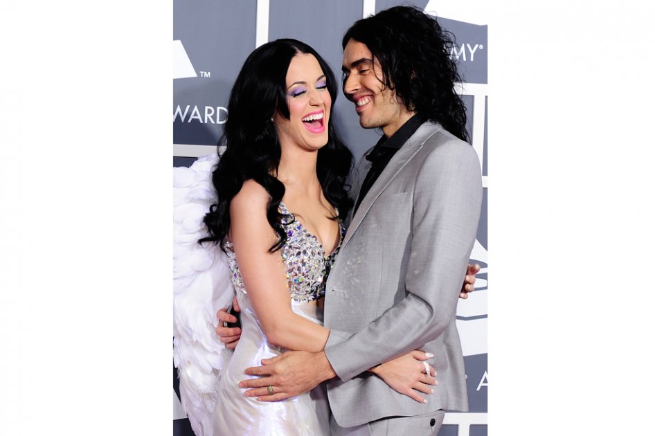 Katy Perry y Russell Brand en 2011.