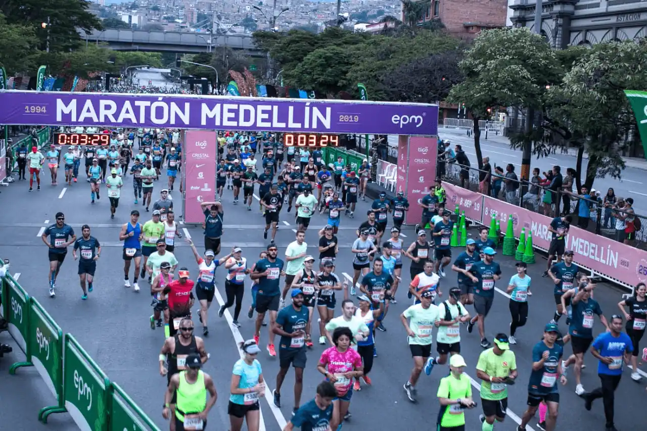 Estos son los cierres viales que habrá por la Maratón Medellín este domingo