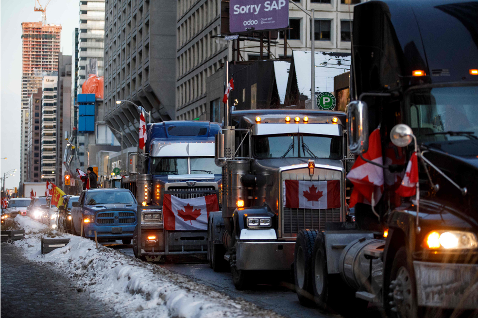 Ottawa está en estado de emergencia por paro camionero y restricciones covid