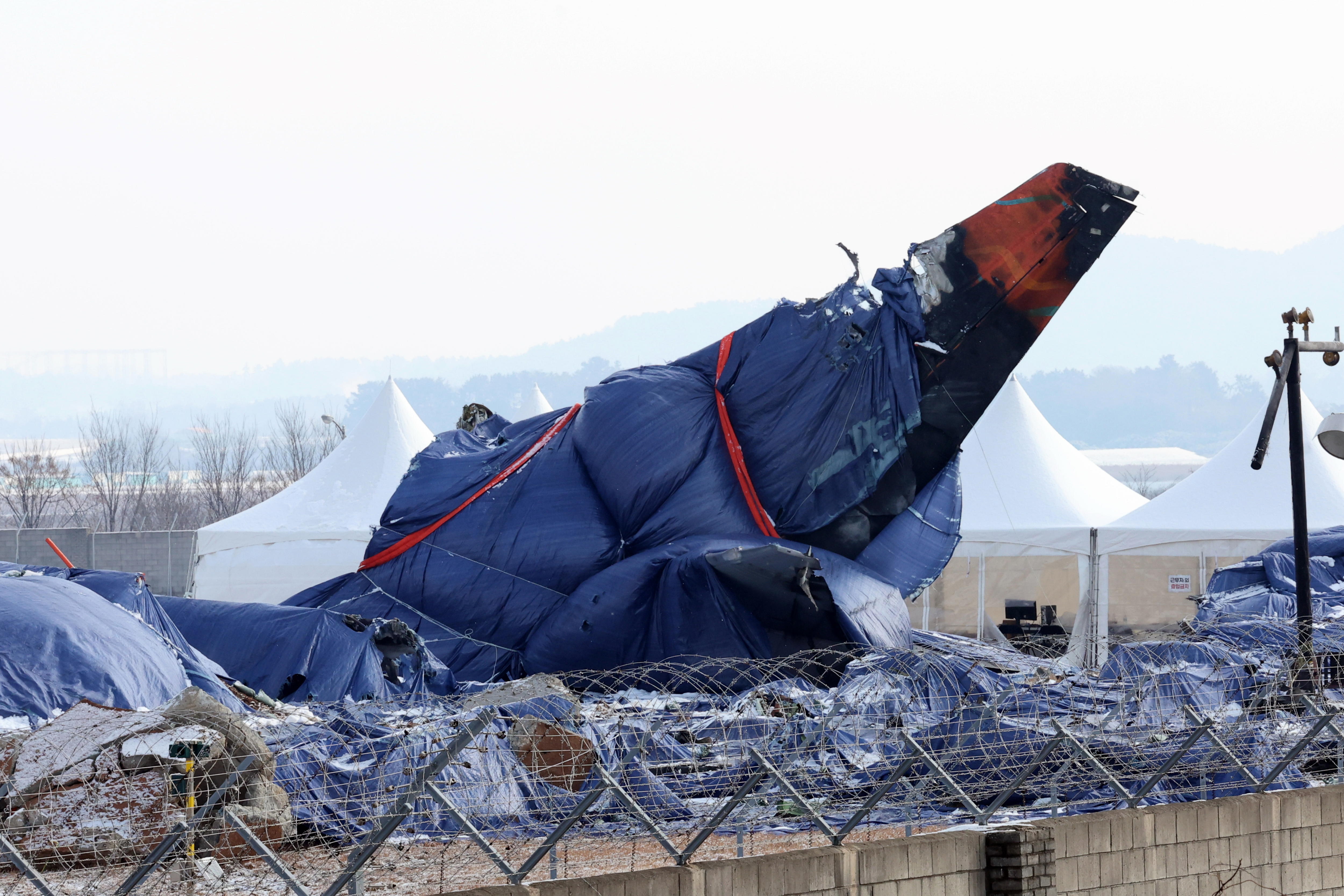 Cajas negras del avión que se estrelló en Corea del Sur no funcionaron