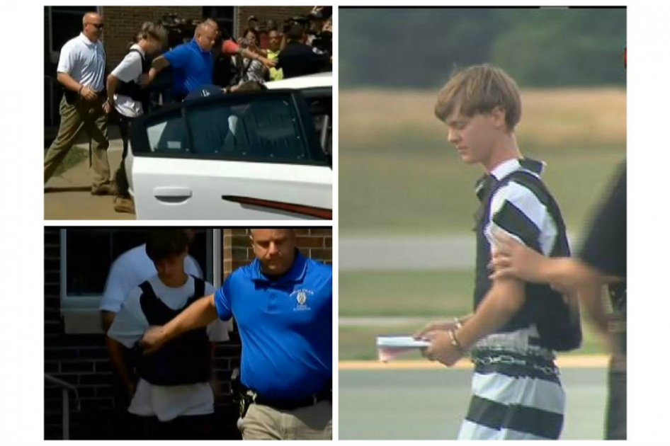 Trasladan a prisión a joven que cometió masacre racista en Charleston