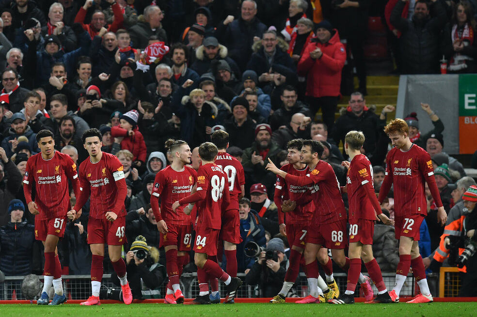 El Liverpool se clasifica a octavos de final de la FA Cup