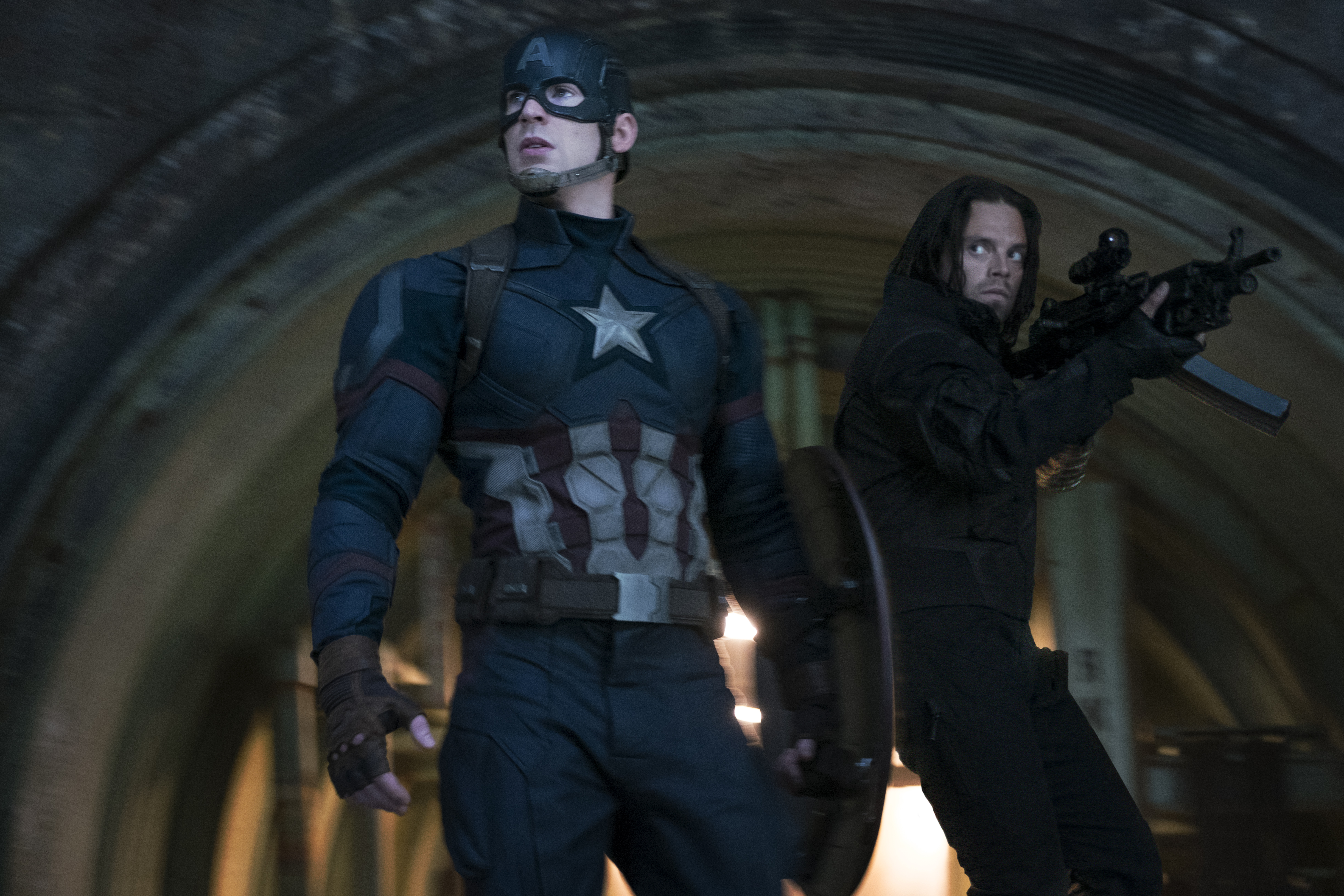 Chris Evans como Capitán América. 

Ph: Zade Rosenthal 

©Marvel 2016
